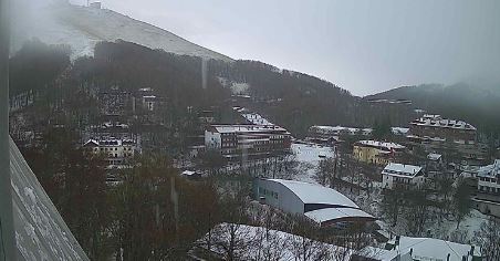 Arriva la prima nevicata della stagione sul Monte Terminillo