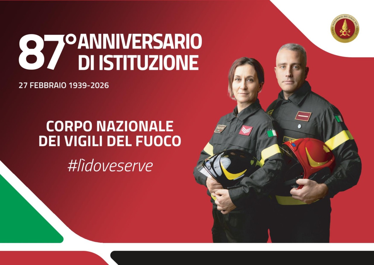 “Lì dove serve”: il Comando di Rieti celebra la Festa del Corpo Nazionale dei Vigili del Fuoco